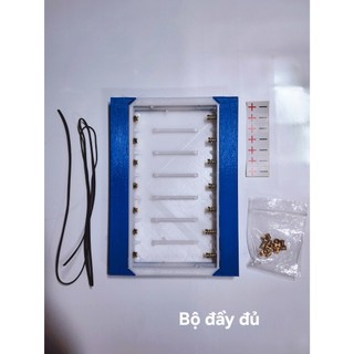Khay pin x7 - 18650, 21700 (kết nối dòng cao, chống oxy hóa)