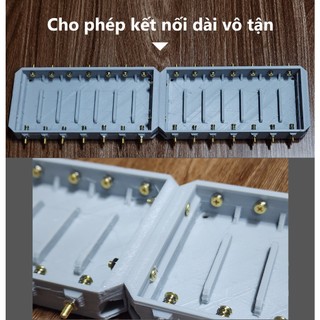 Khay pin x7 - 18650, 21700 (kết nối dòng cao, chống oxy hóa)
