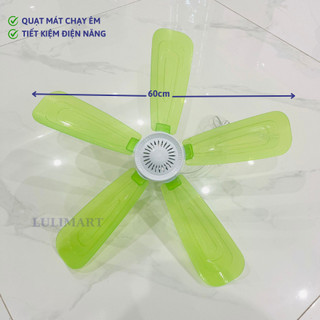 Quạt Trần Mini Treo Trần Sải Cánh 60cm Quạt Mát , Dễ Chịu