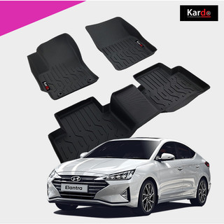 Thảm lót sàn KARDO xe Hyundai Elantra, Chất liệu nhựa TPV không độc hại