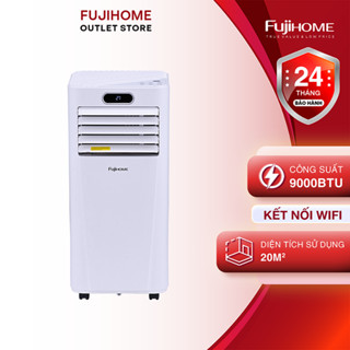 Máy lạnh đứng di động nhập khẩu FUJIHOME PAC09 Công suất làm lạnh 9000BTU - Kết nối wifi - Máy nén liên doanh TOSHIBA