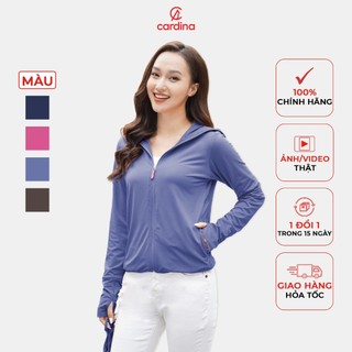 Áo chống nắng nữ CARDINA 2 lớp chống tia UV bảo vệ làn da tuyệt đối kiểu dáng năng động trẻ trung 4NHF01