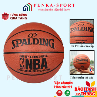 Bóng Rổ Da Cao Cấp - Bản thiết kế cho NBA - Size 7 - Tặng kèm Kim bơm, Túi lưới SIÊU HOT
