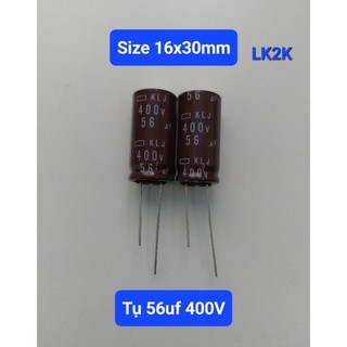 Tụ hóa 56uf 400vdc mới xịn