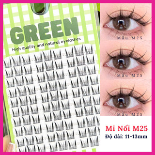 Mi Giả Tai Thỏ Douyin Tách Cụm Thuỷ Mi Green Tái Sử Dụng Nhiều Lần