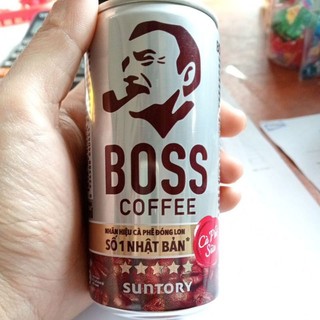 Cà phê lon uống liền Boss 180ml