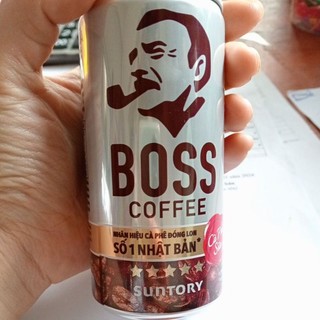 Cà phê lon uống liền Boss 180ml
