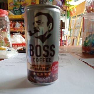 Cà phê lon uống liền Boss 180ml