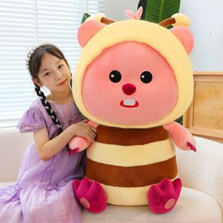  ANVIHOME GỐI ÔM Gấu Bông Loopy Ong Vàng gấu hải ly Cosplay Ong 