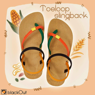 Dép sandal thái lan nữ blackout cao su chống thấm, êm chân, dép sandal nữ chống trơn trượt, sandal nữ thái lan