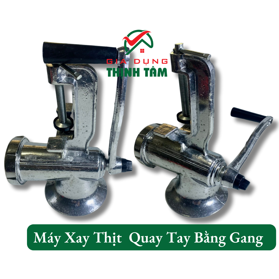 [THỊNH TÂM] Máy Xay Thịt , Xay Cua Quay Tay Bằng Gang