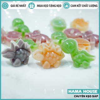 Kẹo sáp ong nhân trái cây hình khủng long