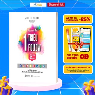 Sách- Cách Để Đạt 1 Triệu Follow Chỉ Trong 30 Ngày - BizBooks