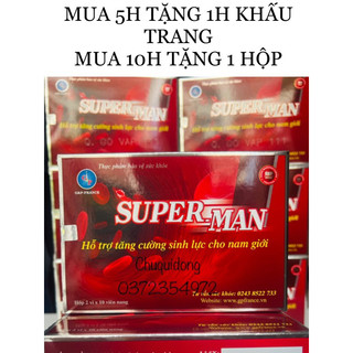 Super man hộp 20 viên tăng cường sinh lý nam