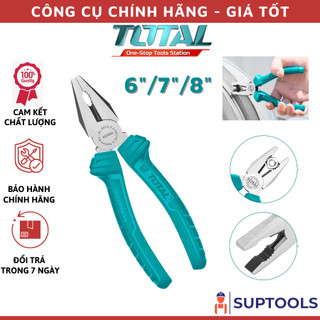 Kềm răng, kìm 160mm / 180mm / 200mm total tht110612 - tht110712 - tht110812
