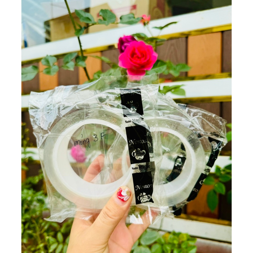 Băng dính xốp xanh - 2 mặt - 1.7cm - Các loại băng dính 2 mặt.