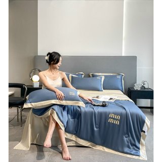 Sét chăn ga gối phi lụa, sét 4 món chăn ga gối phi lua, sét chăn hè mềm mịn cao cấp