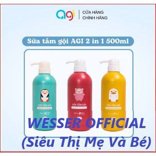 Sữa tắm gội agi cho bé 500 ml/200ml