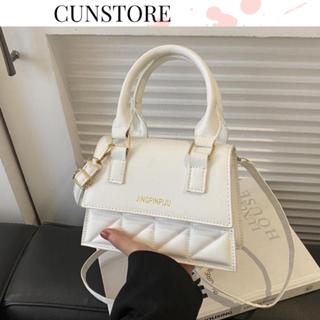 Túi Xách Nữ Hai Quai Nắp Vuông Jingpin Thời Trang Đeo Chéo Cầm Tay Túi Xách Nữ Cunstore CUN388