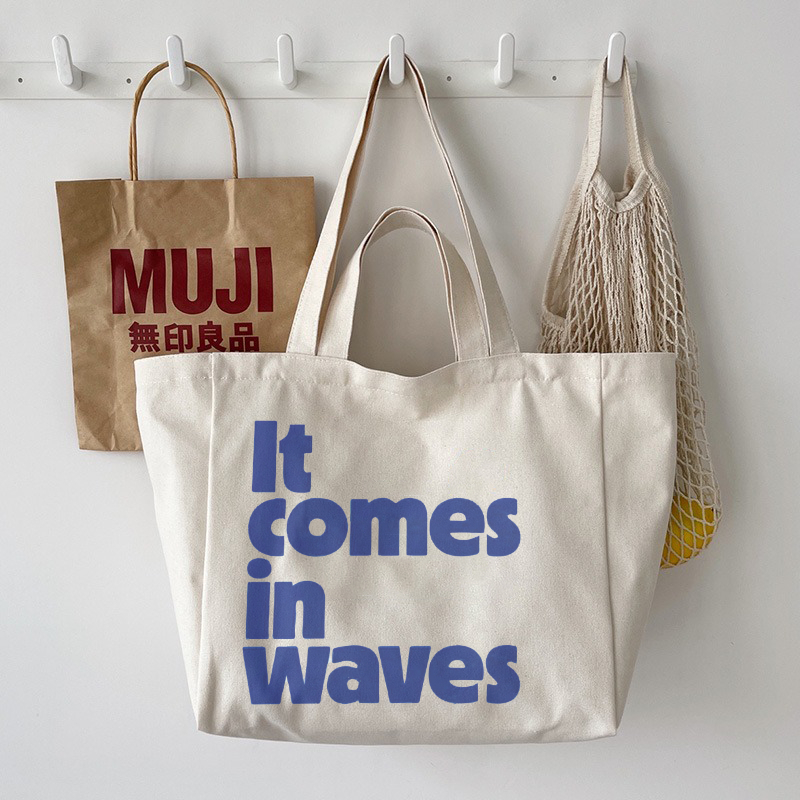 Túi Vải Đeo Vai Form To 2024 XinhStore Có Dây Kéo