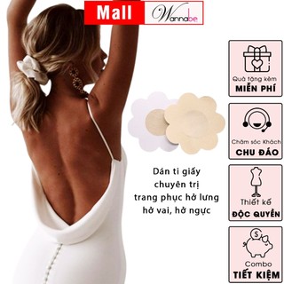Dán ti giấy WANNABE DTG01 dán che đầu ngực trợ thủ đắc lực khi mặc trang phục hở lưng vai ngực