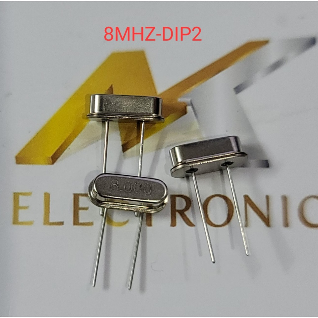 (Combo 5 con) Thạch Anh 8Mhz DIP2 ( Sắt 2 chân cắm)