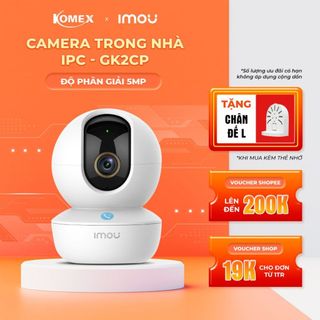 Camera imou trong nhà Ranger RC GK2CP độ phân giải 5M quay quét 360 độ có đàm thoại 2 chiều - bảo hành 24 tháng