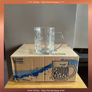 Set 6 Ly Họa Tiết Nho Thủy Tinh Thái Lan UG-196