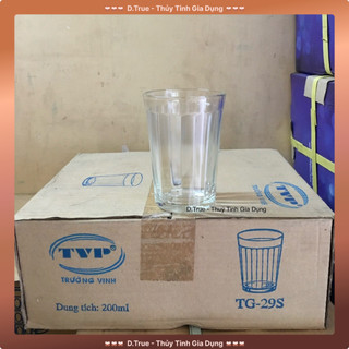 Bộ 12 ly thủy tinh sọc trung việt nam 200ml 29s tvp