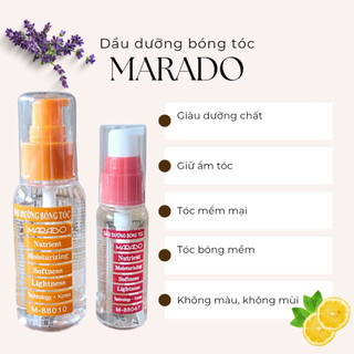 Dầu dưỡng bóng tóc không màu không mùi Marado