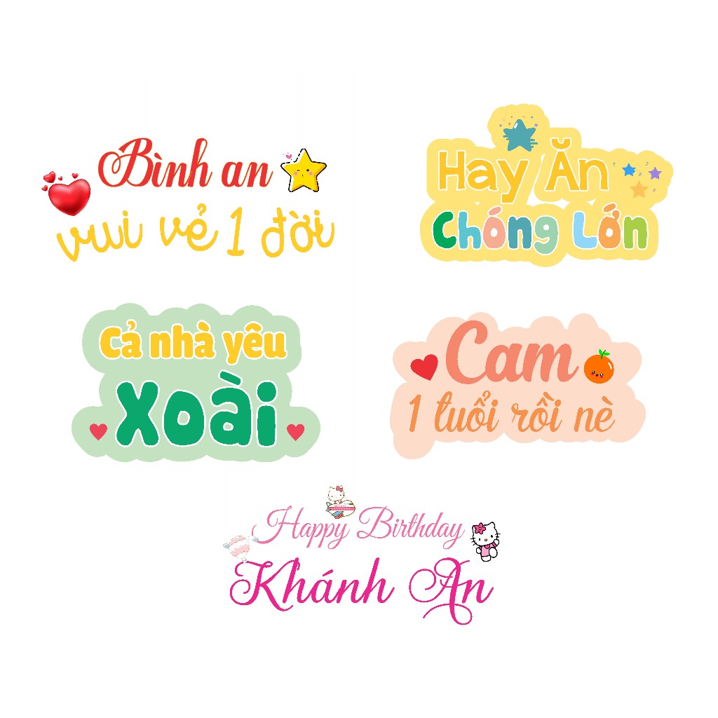 Hastag cầm tay sinh nhật MIỄN PHÍ THIẾT KẾ nội dung theo yêu cầu, Hashtag Sinh Nhật