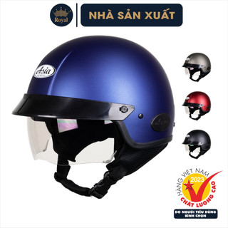 Mũ Bảo Hiểm Nửa Đầu Asia Có Kính MT-139 Hàng Chính Hãng Bảo Hành 12 Tháng, Nón Bảo Hiểm 1/2 Có Kính Phù Hợp Nam Nữ