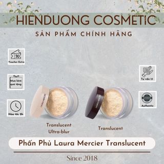 Phấn Phủ Laura Mercier Loose Setting Powder Translucent 29g/ Ultra-blur 20g | Phấn phủ bột, kiềm dầu, siêu mịn