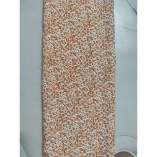 [HCM]2m Vải lụa lạnh hoạ tiết hoa nhí (3) - lụa Mango chính phẩm