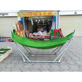 (GIÁ TẠI XƯỞNG) Võng Xếp Sài Gòn Khung Thép Sơn Tĩnh Điện Phi 32 Size Người Lớn Tải trọng 250kg