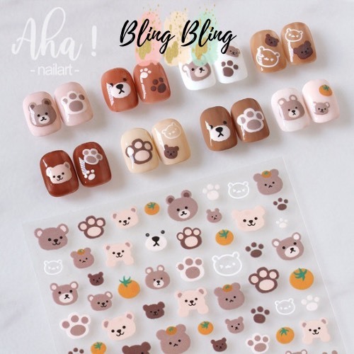 Sticker Dán Móng Aha, Hàng Cao Cấp (Không Kèm Theo Móng)