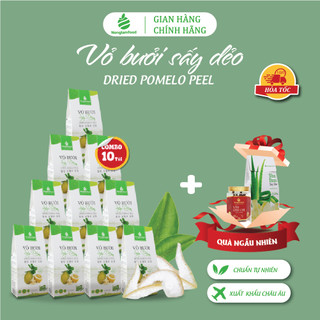  Combo 10 hộp Vỏ bưởi sấy dẻo Nonglamfood 200g | Tăng cường đề kháng tự nhiên