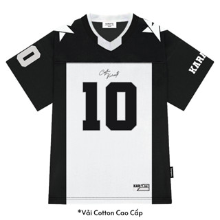  Áo phông nam nữ số 10 phối bóng đá vải Cotton phong cách UNISEX Nam Nữ - áo thun form rộng co giãn cực chất,hhn. 