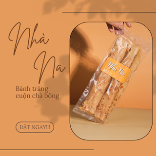 COMBO 12 Túi Bánh Tráng Mắm Ruốc Cuộn Chà Bông Tép Nhà Na | Đặc Sản Đà Lạt |