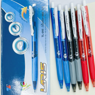 Hộp 20 cây bút bi thiên long chất lượng tốt tl095 0.5mm màu mực xanh, đỏ, đen / hàng thiên long chính hãng