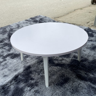 Bàn trà tròn sofa ngồi bệt chân nhựa cứng cao cấp, Bàn tròn cafe dùng làm decor phòng ngủ nhiều màu sắc