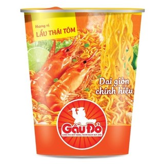 Mì Gấu Đỏ Lẩu Thái Tôm Ly 65G