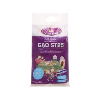 Gạo thơm vua gạo st25 túi 2kg