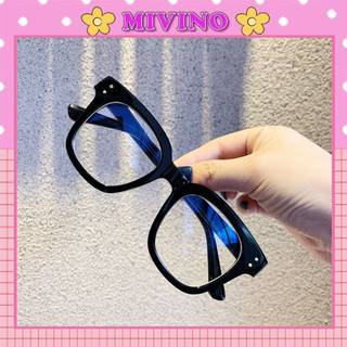 Mắt kính nam nữ giả cận chữ V Mivino kính râm chống tia UV thời trang phong cách hàn quốc KM26