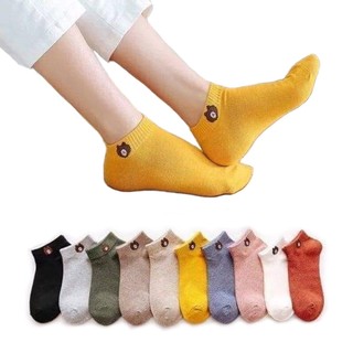 Vớ Cổ Ngắn Dành Cho Nữ, Chất Liệu Tất Co Giãn Thoải Mái