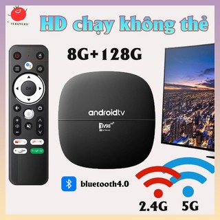 Android TV Box TV98  8G+128GB Wifi 5G, Bluetooth 4.0,Điều khiển từ xa bằng giọng nói,300 Kênh Miễn Phí Tiếng Việt