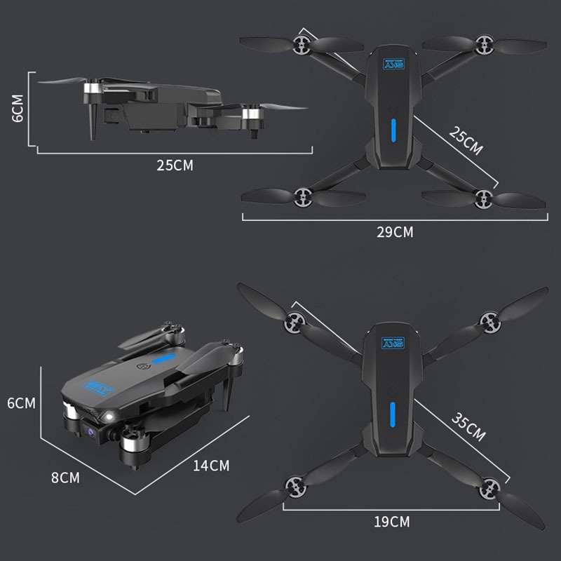 Flycam E88 max, play cam động cơ không chổi than camera kép full HD, máy bay điều khiển từ xa, flycam mini cao cấp | BigBuy360 - bigbuy360.vn