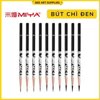 Bút chì đen himi miya vẽ phác thảo, sketch/bút chì phác thảo miya weird, himi miya weird pencil