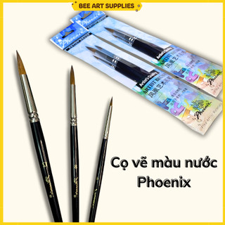 Cọ vẽ màu nước lông sóc Phoenix vẽ màu gouache, màu nước, acrylic