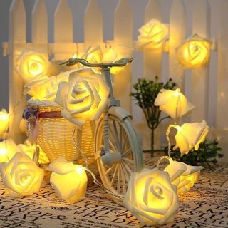 Đèn led hoa hồng chạy pin trang trí